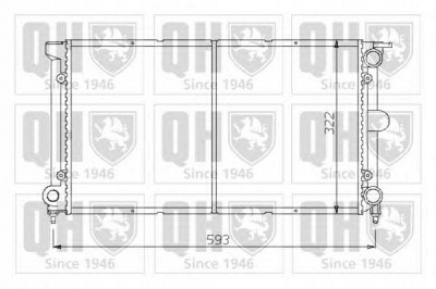 QUINTON HAZELL qer1399 -  Радиатор, охлаждение двигателя